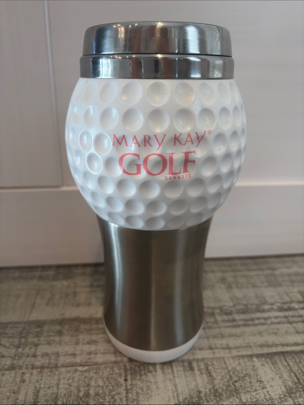 Golf Ball Hot/Cold Tumbler Mary Kay Golf Branded Stainless